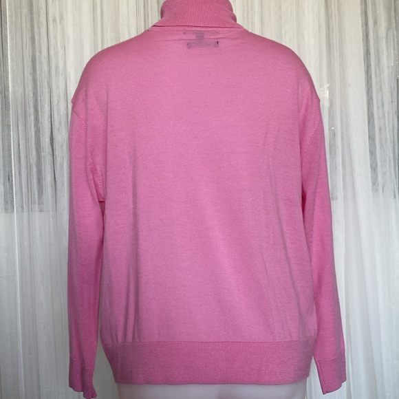 A/X Armani Exchange 100% Merino wool! Lightweight pink turtleneck! Size Medium - Picture 4 of 16